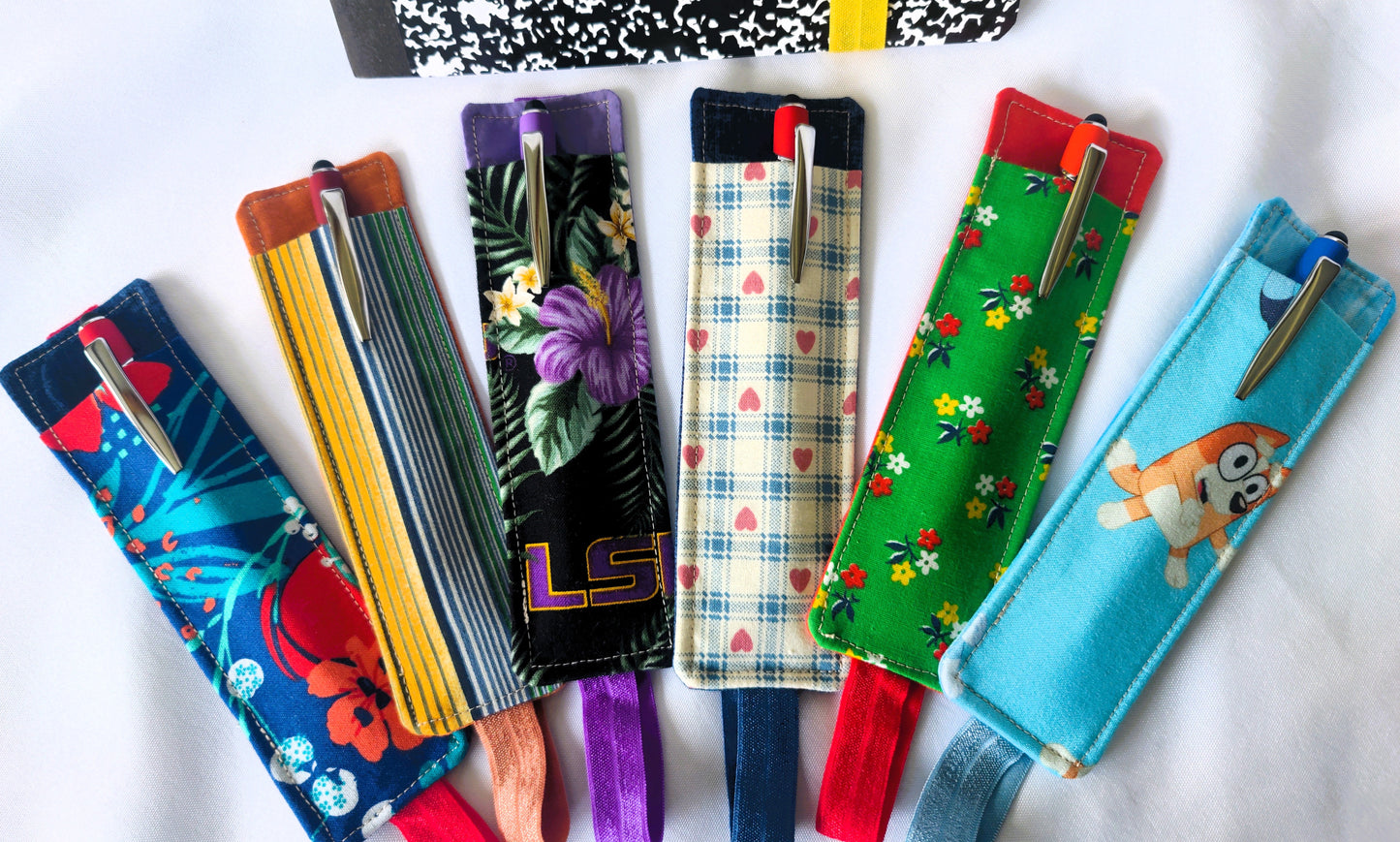 PEN HOLDER WITH ELASTIC BAND